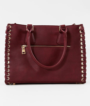 Camelide Women's Structure Purse, Burgundy